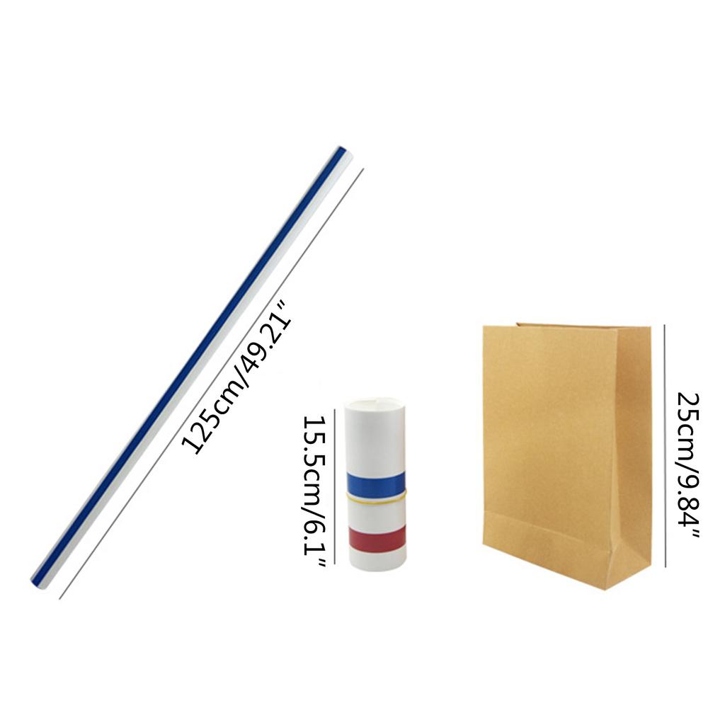 Magic Tricks Set Kids Toy for Birthday & Christmas Gifts Appearing Big Straw from Paper Bag Portable Easy To Operate