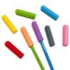 2pcs/set Silicone Chewable Pencil Topper Anti-Swallow Pencil Protective Case  Kids Student Supplies
