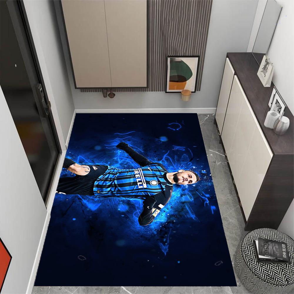 Argentina Football Player Carpet Suitable for Dining Room Bedrooms Entryway Game Room Anti-slip Rug Office home decor Gift for Festivals