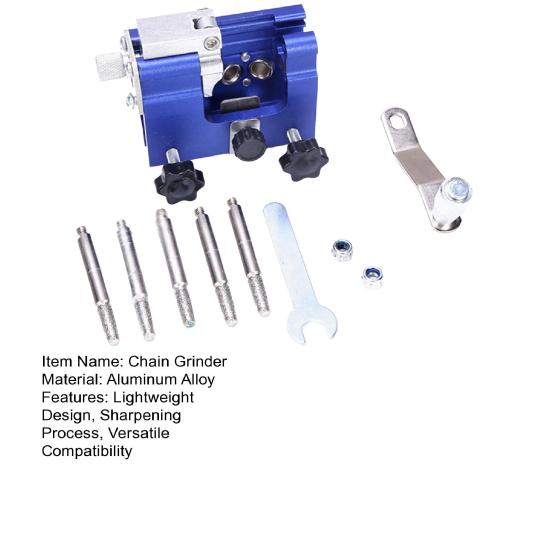 Набор для заточки цепной пилы, ручная цепная шлифовальная машина, легкая конструкция, цепная шлифовальная машина, алюминий