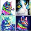 5D DIY полная круглая алмазная картина ";полноцветный кот"; Алмазная вышивка крестиком горный хрусталь мозаика картина украшение