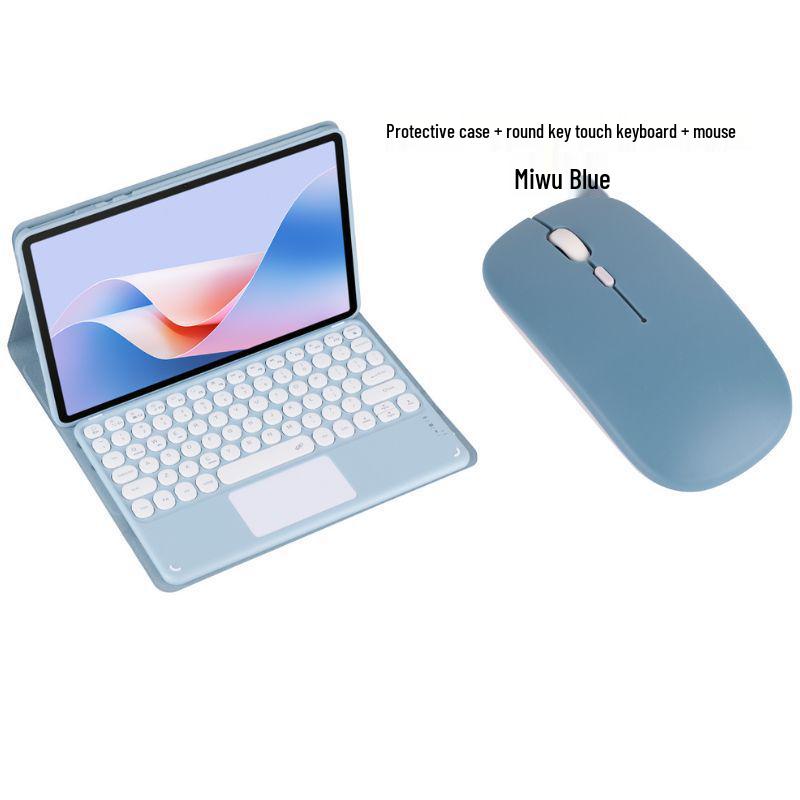 Совместимо с чехлом-клавиатурой Bluetooth для OPPO Pad2: Мягкий силиконовый чехол с защитой по всему краю для 11,6-дюймового устройства (Модели PAD2201/2/1)