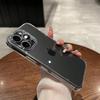 Прозрачный противоударный акриловый внутренний чехол для iPhone 15 с большим вырезом для камеры для iPhone 12/13/14