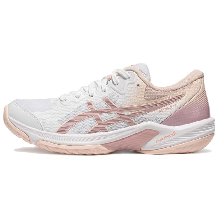 Asics Beyond FF Кроссовки для бадминтона с низким верхом Женские Бело-розовые 1072A095-107