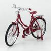 Металлическая ретро-модель велосипеда 1:10 Мини Велосипед Настольные Поделки Классический Велосипед Игрушка Аксессуар для Кукольного Домика Домашний Декор Детские Игрушки