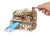 Ugears Cash Register 70136 Wooden Puzzle Piggy Bank No Glue or Tools Required 3D Puzzle with Assembly Instructions