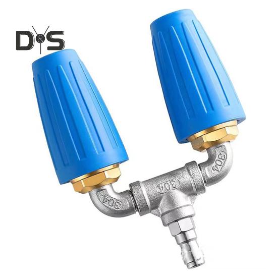 Турбофорсунка с вращением на 360 градусов, 4-6 галлонов в минуту, 4000 фунтов на кв. дюйм, простая в установке, быстроразъемная, двойная турбофорсунка, аксессуары для мойки высокого давления