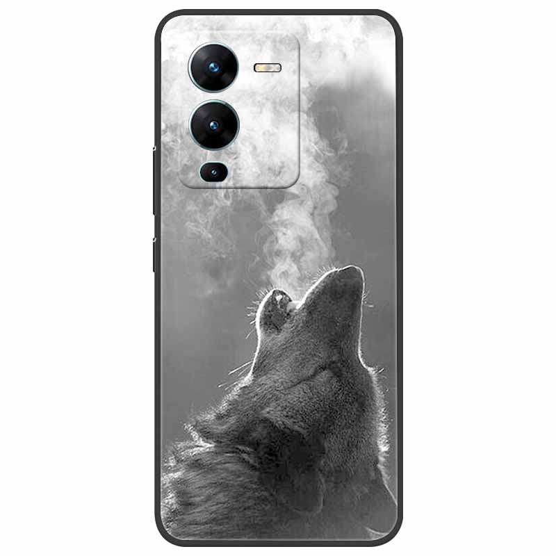 Для vivo V25 Pro Чехол V2158 Мягкий Силиконовый ТПУ Чехол для телефона Для vivo V25 Pro 5G Чехол Ударопрочный Capa V 25 Pro V25Pro Coque Крутой