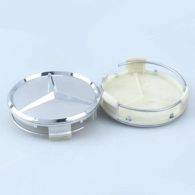 hrmfq5 For Mercedes Benz 4 pieces 75mm for Mercedes-Benz B/C/E/S Class A Class C200L GLC GLK CLA Car Wheel Center Hub Caps Cover decora