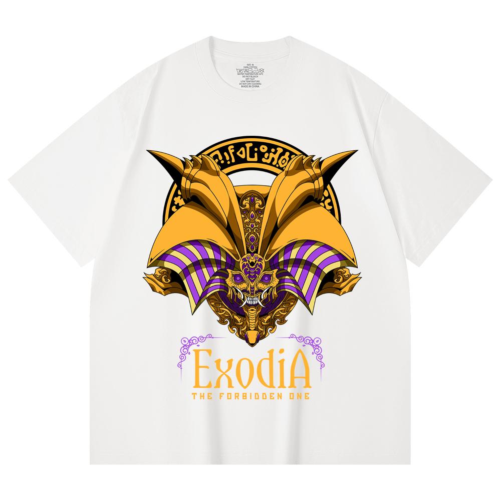 230 Gsm 100% Cotton Yu-Gi-Oh V2 Exodia Print Unisex Heavy Cotton T Shirt