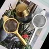 1 комплект, сетчатый заварочный чайник из нержавеющей стали, сито для металлической чашки, сетчатый фильтр с вкладышами и ручкой, кухонный инструмент, заварочный чайник