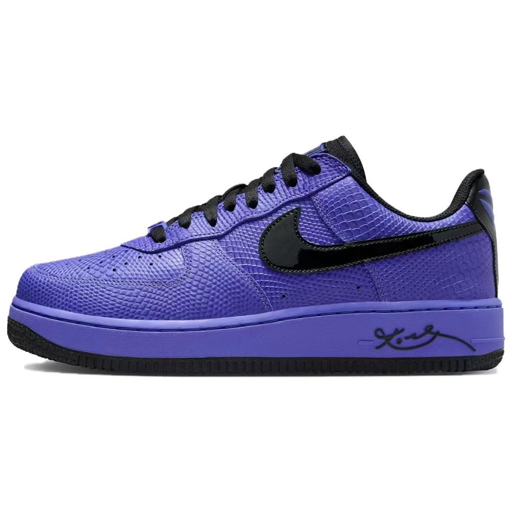 Kobe Bryant X FC Barcelona X Nike Air Force 1 Low Protro Persian Violet Unisex Sneakers Purple Black II7062-500