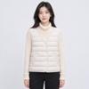 Chi New Goose Down Vest Women's Light Neck Down Liner Wear Short Vest in Autumn and Winter