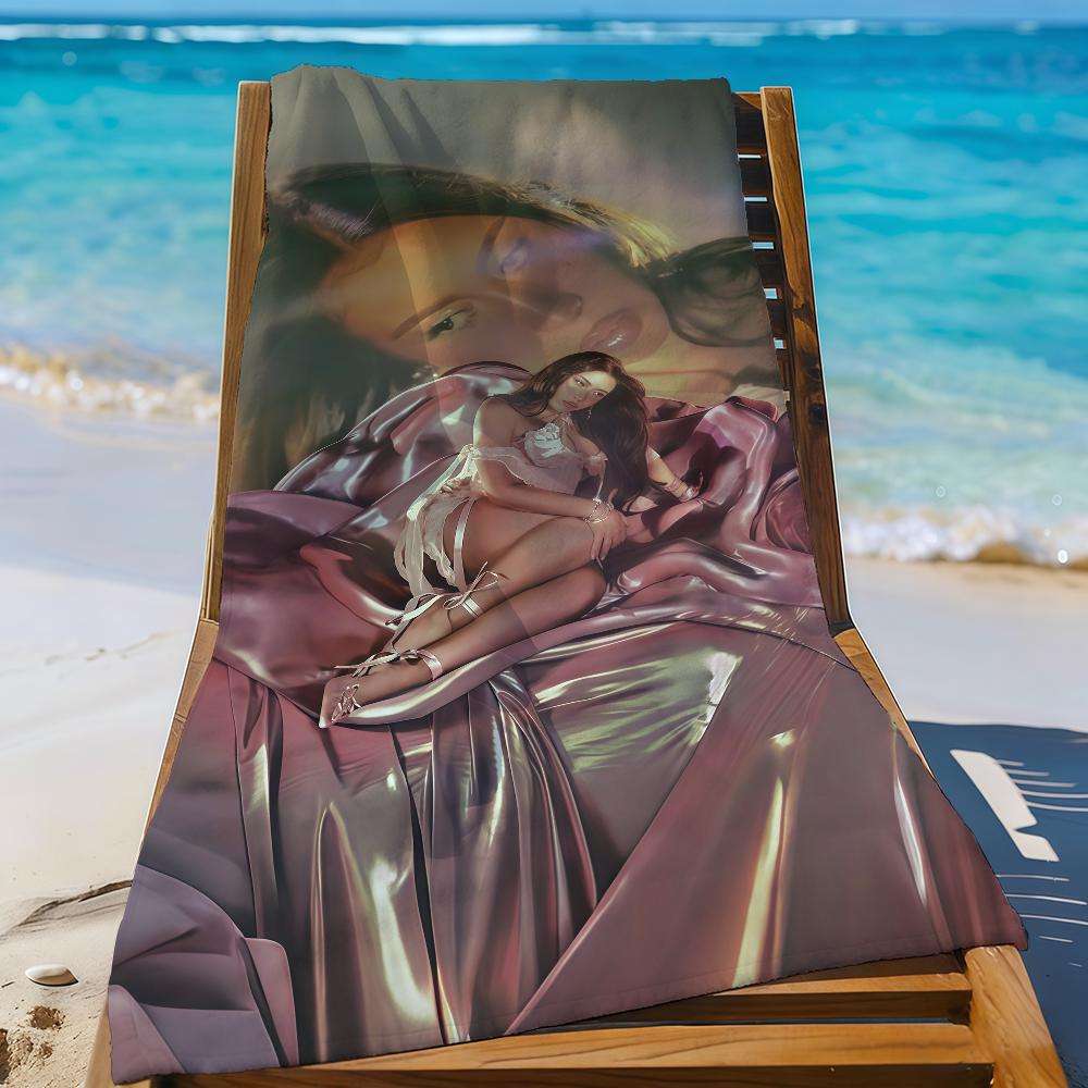Singer Kali Uchis Sincerely Towel Sports Quick Dry Travel Camping Gear Sandproof Soft Light Large Beach Towel