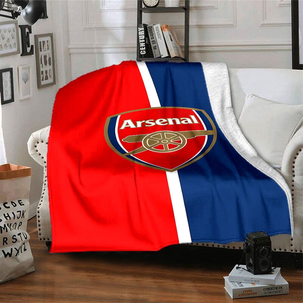 Arsenal Blanket Soft Warm Cozy Great for Office Chair Couch Office for All Seasons Playful Design Best Holiday Gift for Friends Family