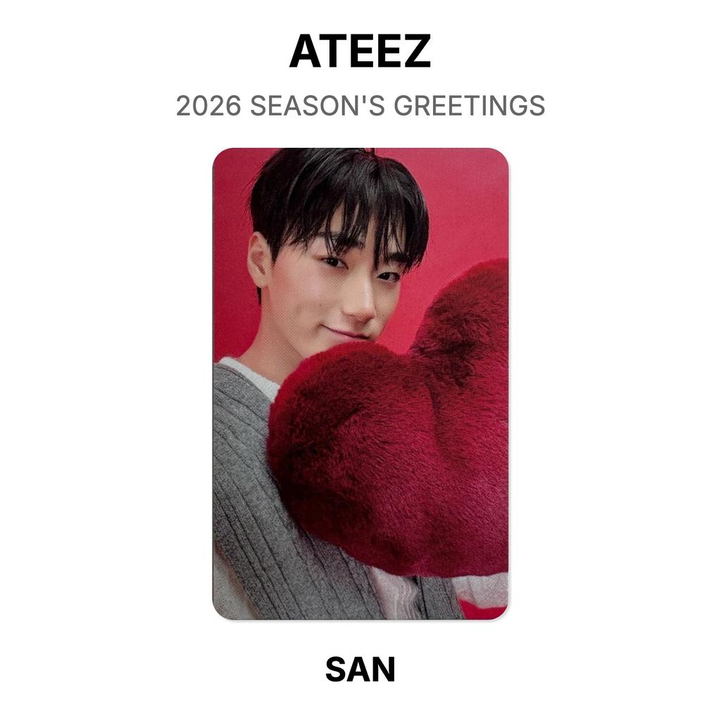 ATEEZ ПОЗДРАВЛЕНИЕ С СЕЗОНОМ 2026 Официальная фотокарточка