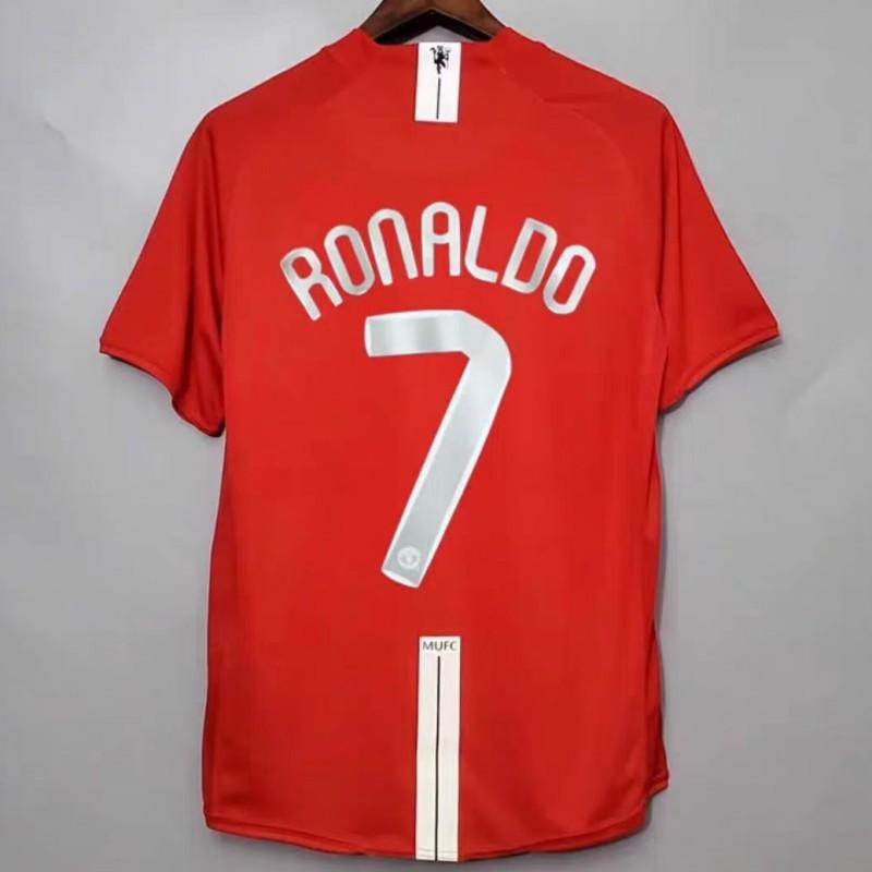 Retro Football Jersey Adult Vintage Team Match Shirt Short Sleeve Sports Uniform