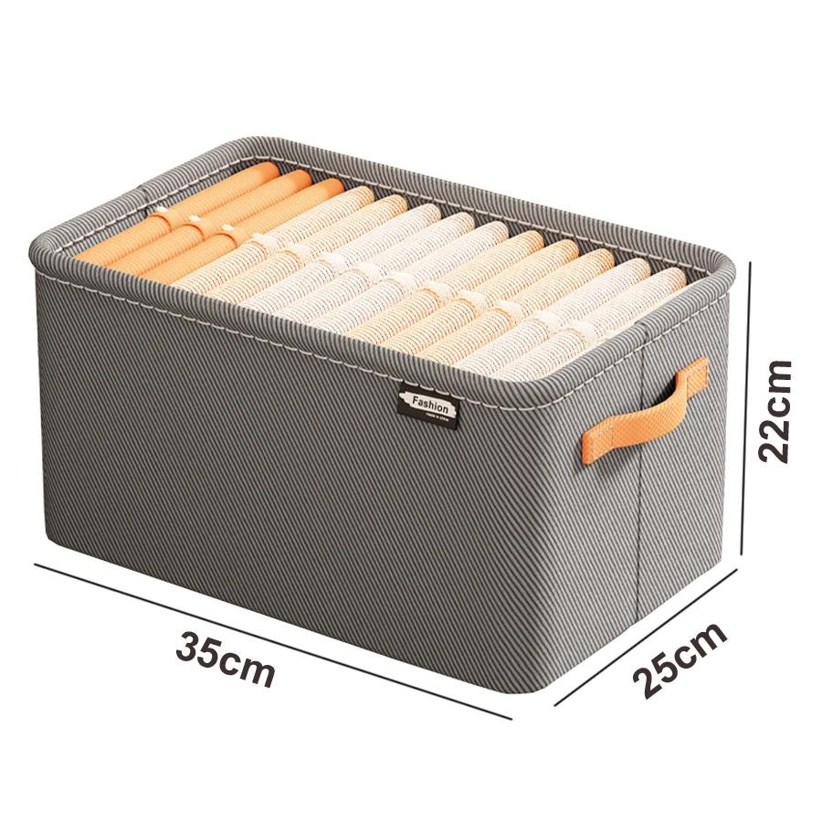 Домашний шкаф для одежды в стиле ящика, длинный прямоугольный, разделенный на секции, складной ящик для хранения одежды и брюк