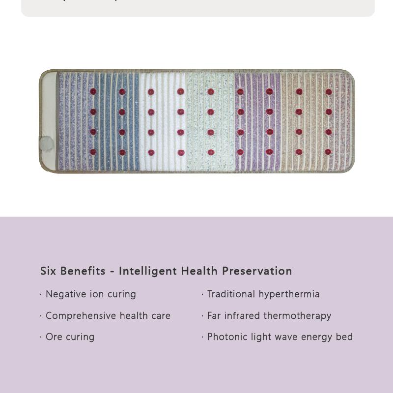 150×50 см инфракрасный магнитный биокристаллический коврик с технологией PEMF - подушка для массажа с фотонами и энергией чакры, грелка