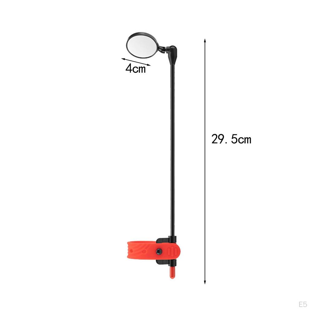 Зеркало для велосипедного шлема, велосипедный стержень из алюминиевого сплава, вид сзади
