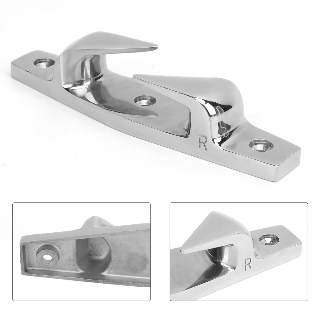 152mm 6in Right Bow Chock Stainless Steel Hollow Fair  Anchoring Mooring Cleats Marine Sailing Parts
