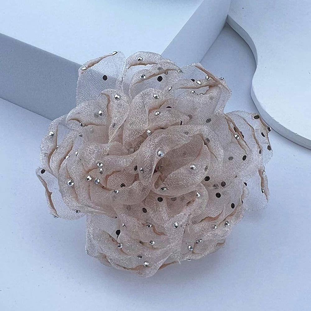 Костюм свитер пальто большой цветок брошь ювелирные изделия значок аксессуары тканевые художественные булавки на лацкан новый корсаж