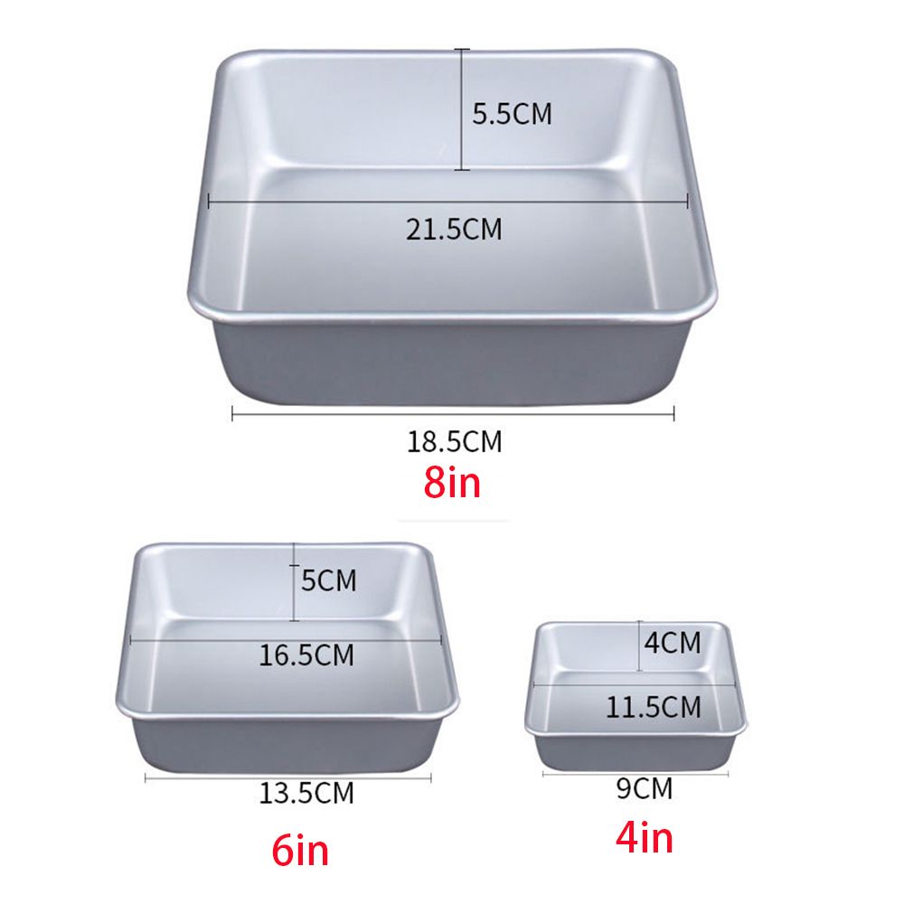 4/6/8 Inch Bakeware Tool Nonstick Baking Parts Baking Mould Pan Cake Template Cake Mold Baking Dish