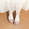 Spot versatile one-word drag women's open-toed sandals women's summer new soft-soled thick-soled small man height-increasing outer slippers