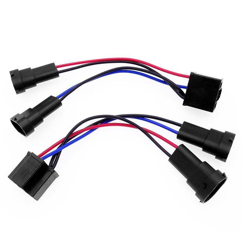 1 пара для H4-H11 адаптер жгута проводов автомобиля фара лампа переходной кабель разъем двухлучевой штекер адаптер автомобильные аксессуары