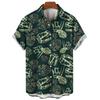 Men's Hawaiian Shirts 3D Print Dinosaur Graphics Fashion Button Short Sleeve Lapel Streetwear Hawaiian Shirts for Men Summer