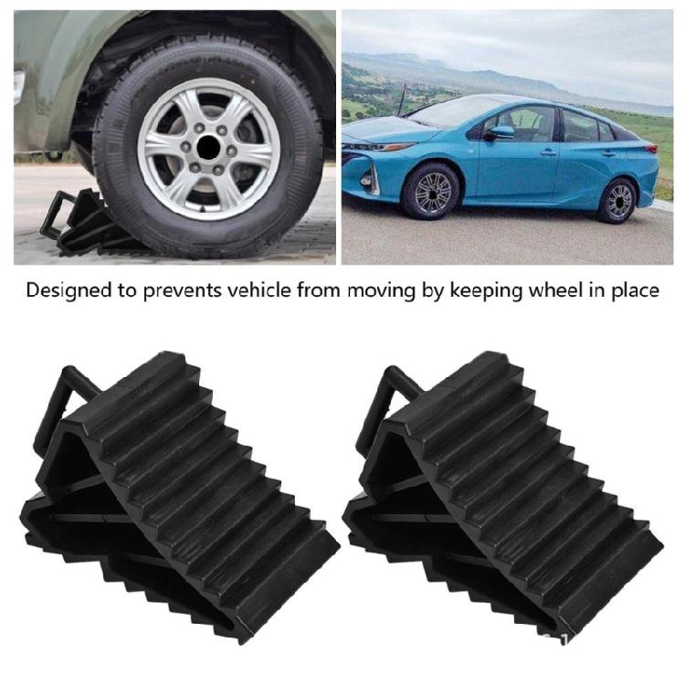 Wheel Driveway Ramps AntiSlip Wheel Chock Threshold Ramps Kit For Car Truck SUV