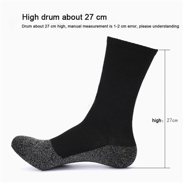 Winter 35 Aluminized Keep Feet Warm Long Sock Heat Fibers Insulation Below Socks
