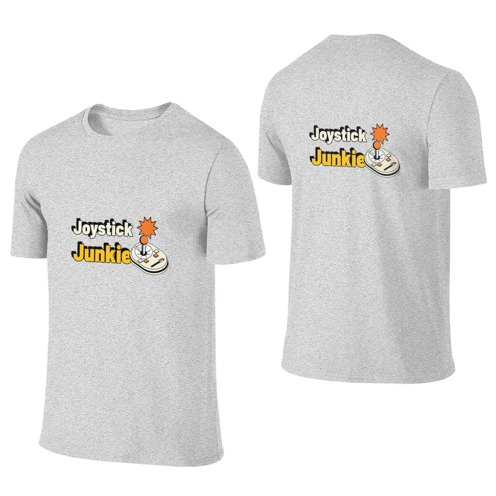 Joystick Junkie Breathable And Sweatwicking Reversible Tshirt Korean Style Lazy Basic Versatile Basic Tee
