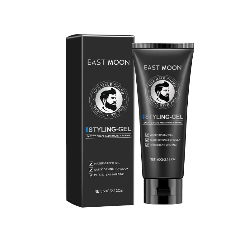 East Moon Мужской Гель для укладки Мужской Воск для волос Контроль пушистости Увлажняющий Гель-помада для укладки волос