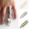 Men Women Gothic Punk Joint Knuckle Full Finger Claw Ring