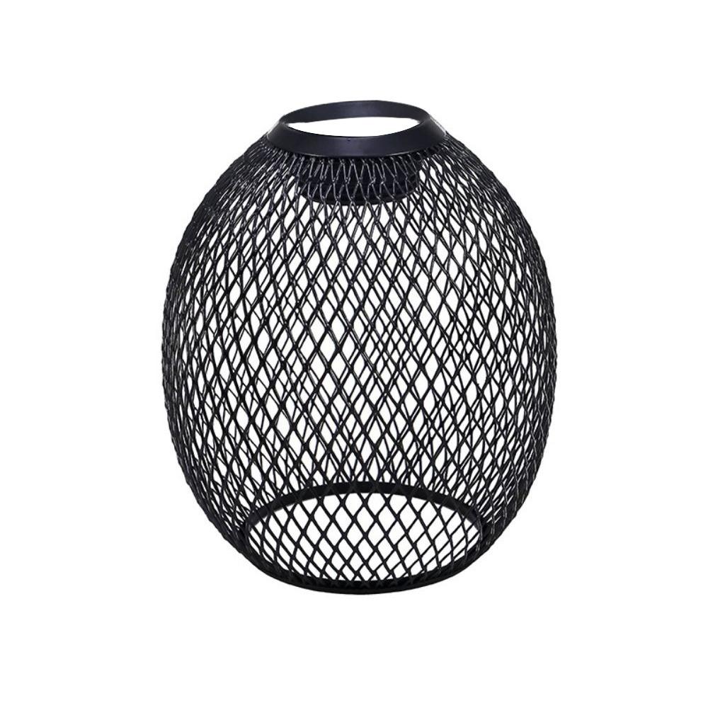 Iron Pendant Lamp Shade Hollow Out Mesh Ball Lamp Covers Hanging Classic Chandelier Lampshade Shell Living Room Cafe Hotel