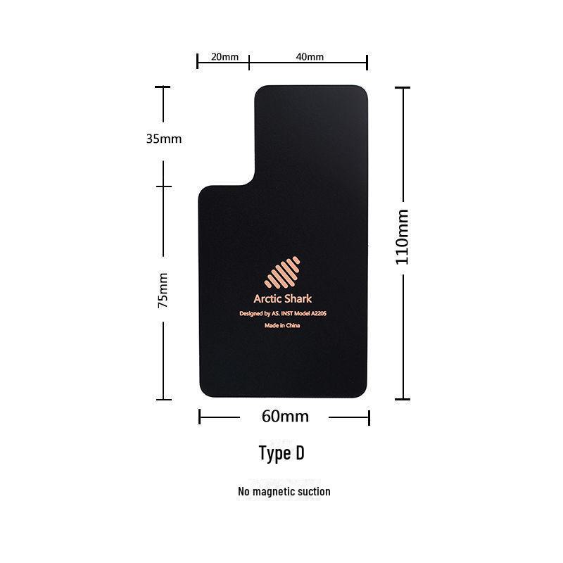 Теплоотвод из меди Arctic Shark: Полупроводниковый радиатор быстрого охлаждения для мобильных телефонов