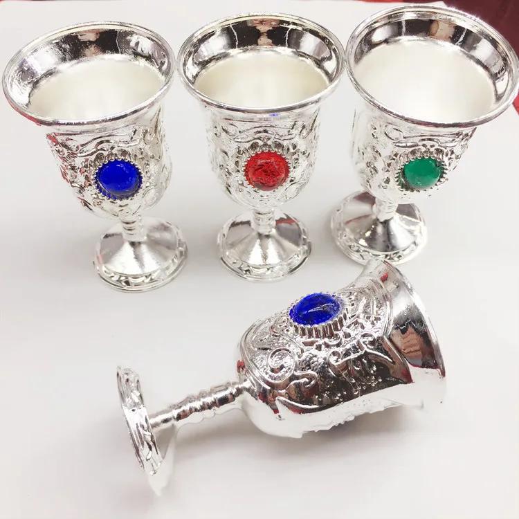 Magic Buddha Altar Chalice Goblet Wicca Pagan Retro Divination Pub Bar Wine Glass Props Gothic Cocktail Whiskey Cup