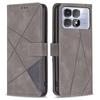 For Xiaomi Redmi K70 Ultra Phone Cases Wallet Stand Geometry Imprint Leather Cover