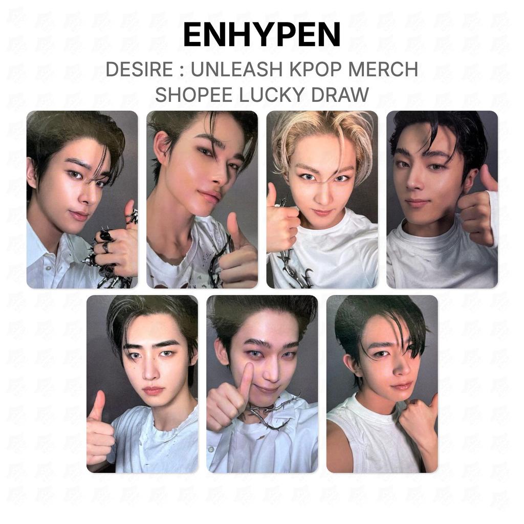 ENHYPEN ЖЕЛАНИЕ : РАСКРОЙТЕ K-POP МЕРЧ/ШОПИ КАЗИНО Официальная фотокарточка