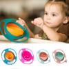 1PC Universal Gyro Bowl Children Rotary Balance Novelty Gyro 360 Rotate Spill Proof Feeding Dishes Baby Training Rotary Balance Toy