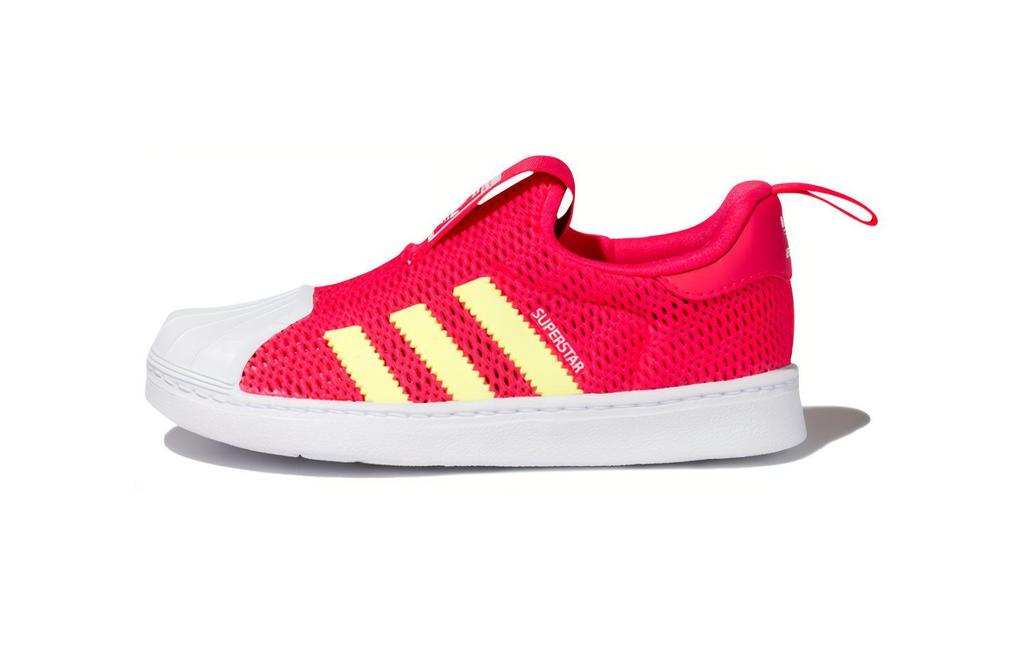 Adidas Originals Superstar Collection 360 I Low top Toddler Shoes Red Yellow White Infant And Toddler CG6582