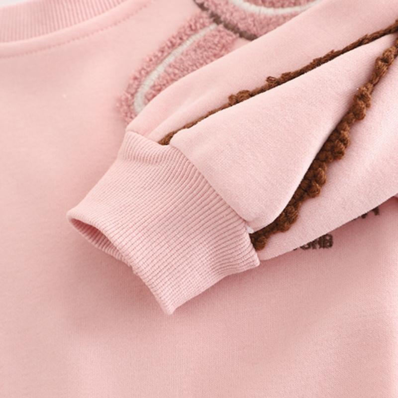 Комплект из 2 предметов для девочек, весенняя детская одежда, корейский детский наряд, милый свитер с заячьими ушками и штанами, костюмы для детей от 1 до 5 лет