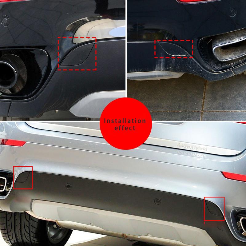 For BMW X6 Rear Bumper Trailer Cover E71 Rear Bumper Towing Hook Hole Cover 51127176251 2008-2013