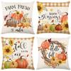 Autumn Harvest Pillow Cover Sunflower Pumpkin Print Home Decoration Cushion Cover Bedroom Pillow Cover