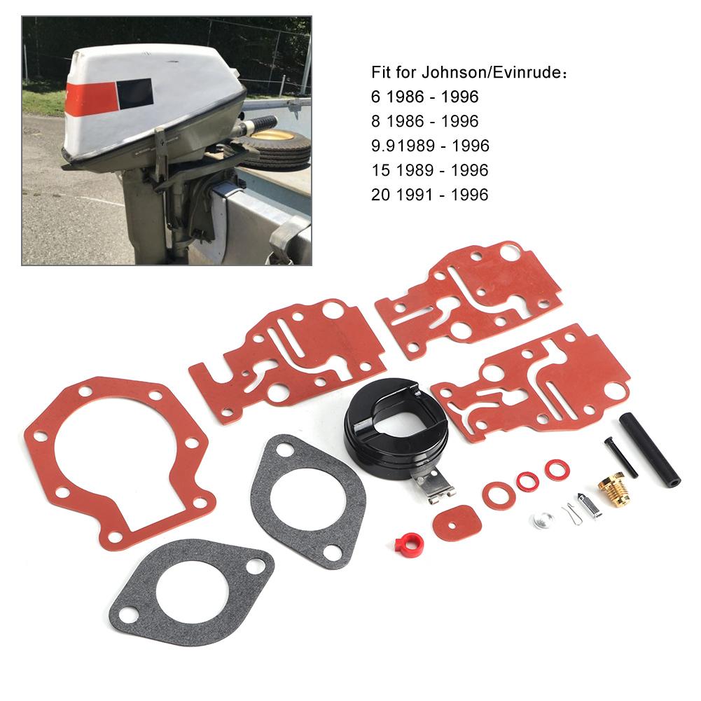 Комплект для ремонта карбюратора, подходит для JohnsonEvinrude 6 8 1986 1996 439073