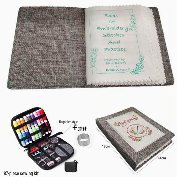 Набор книжек для шитья на кольцах для DIY-рукоделия и вышивки