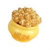 Chinese Cornucopia Bowl Car Dashboard Decoration 2.4x2.5inch Decorative Prosperity for Desktop