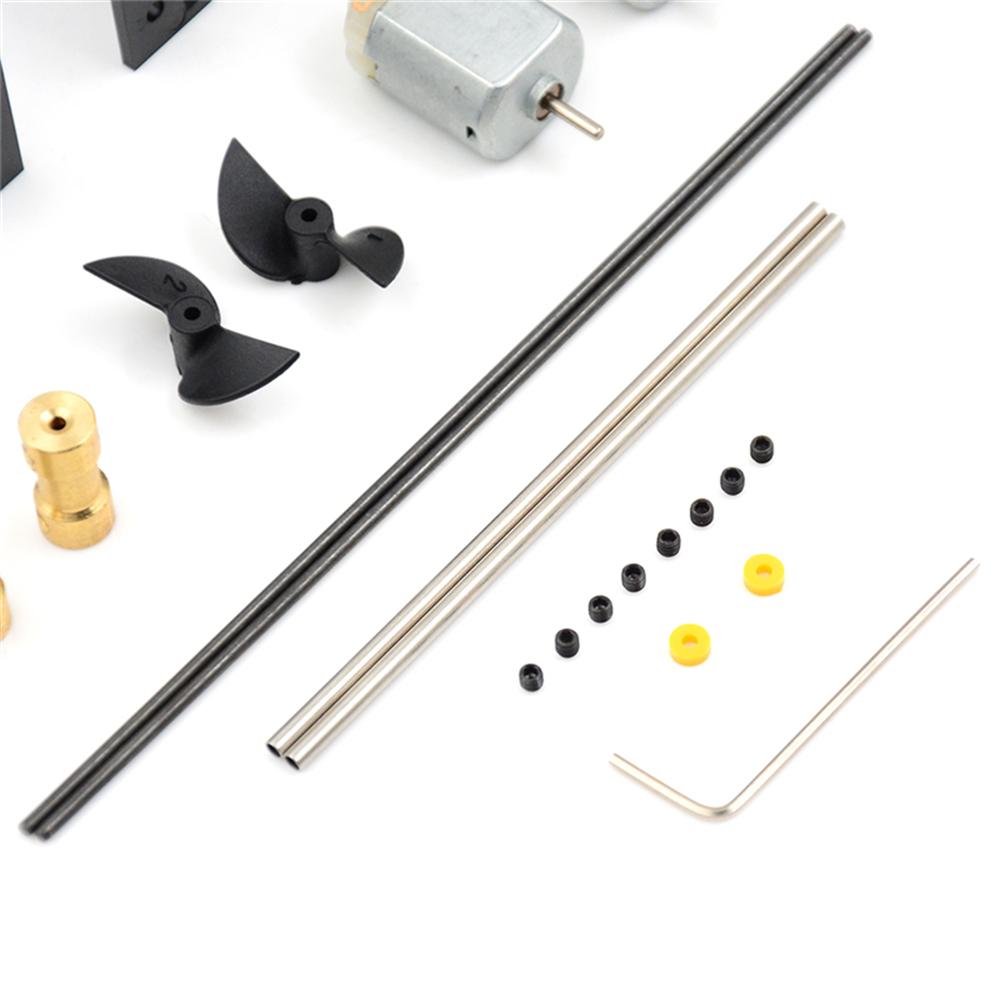 2Set Double Motors Rc Boat Motor Drive Set 130 Motor Kit For Diy Model Ship