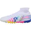 Li Ning Shadow Swift 2 TF Искусственный газон Покрытие Искусственный газон Амортизация Футбольные бутсы Мужские Синий Белый Разноцветный YSTU021-2